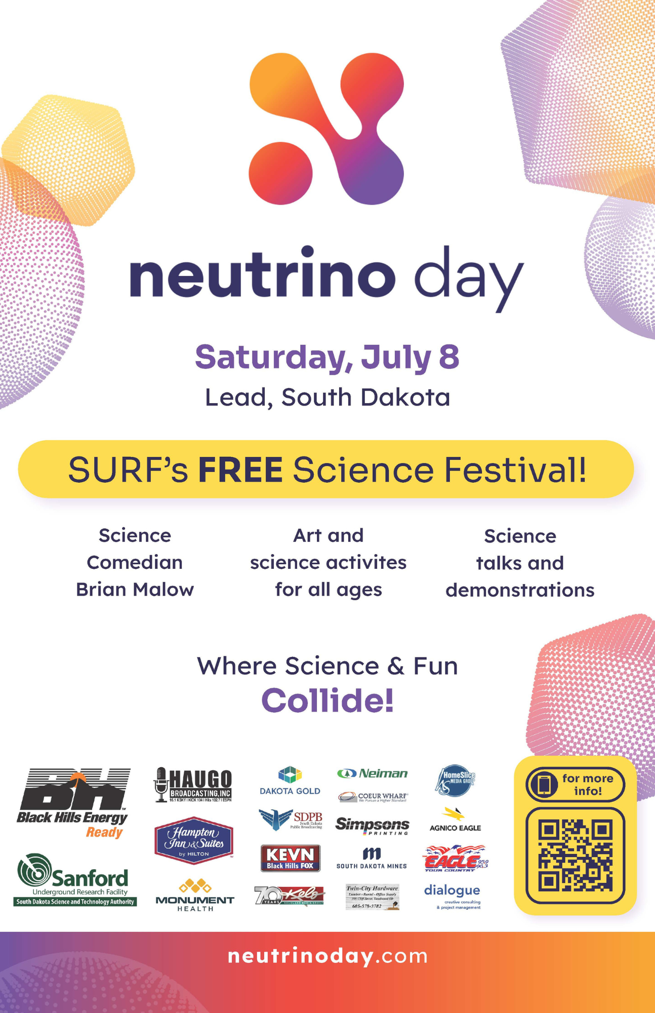 Neutrino Day poster 11x17