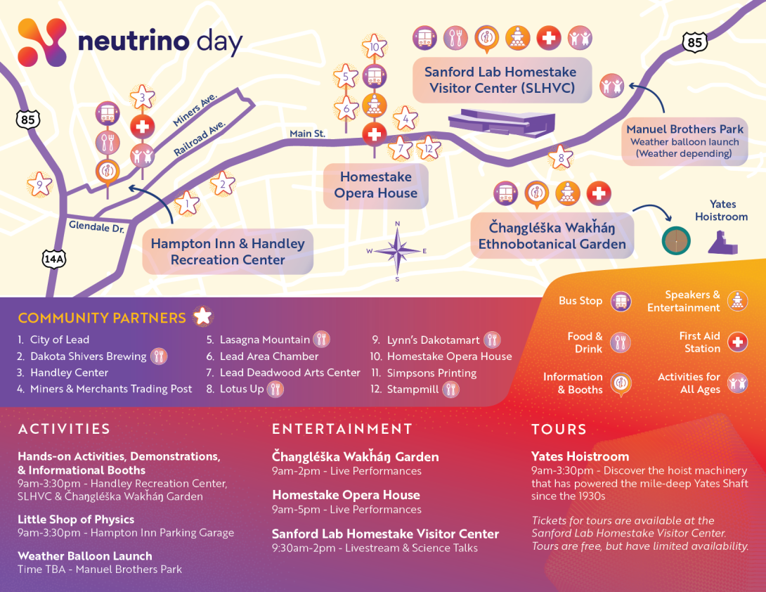 Neutrino Day 2025 Map